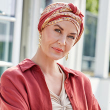 Load image into Gallery viewer, Beatrice Printed Turban 1419