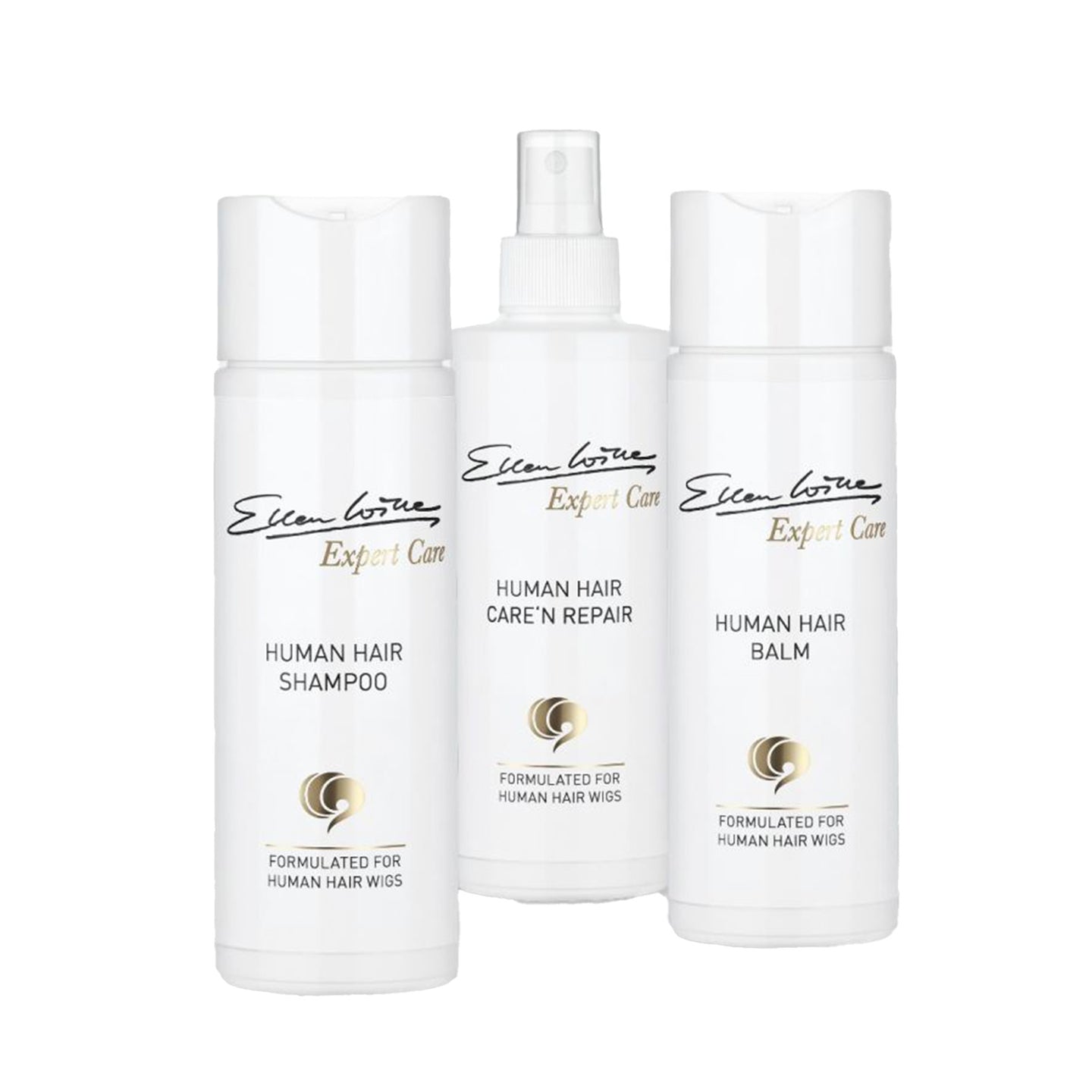 Ellen Wille Human Hair Shampoo, Conditioner & Balm Pack