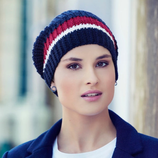 Ebba V Knitted Hat by Christine Headwear