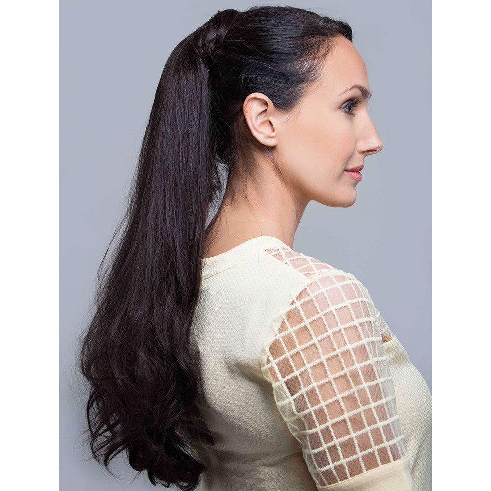 Lola Human Hair Ponytail Hairpiece by Trendco Gem Collection